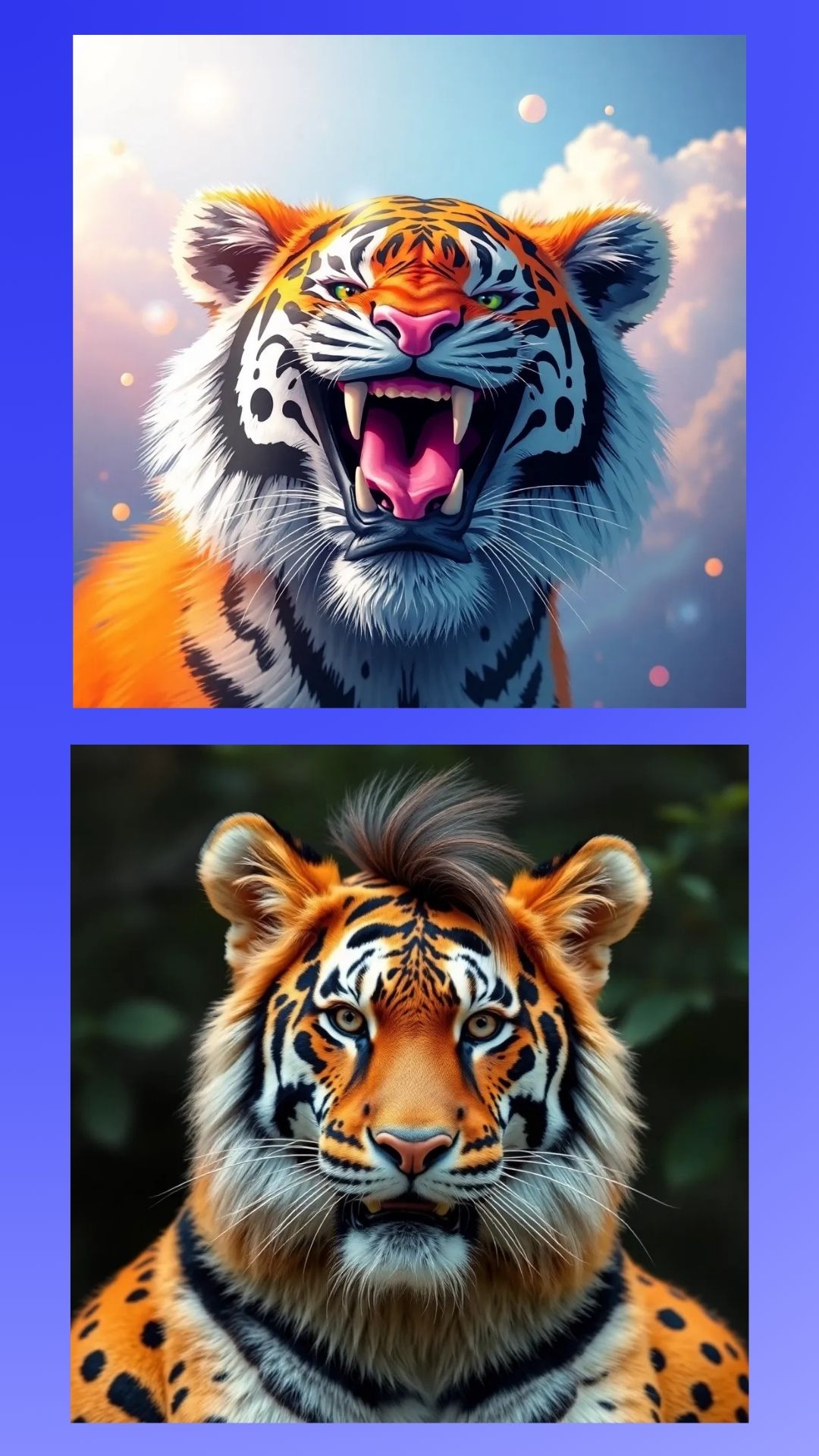 AI image generator Bing creating a vibrant landscape